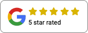5 star rated on Google